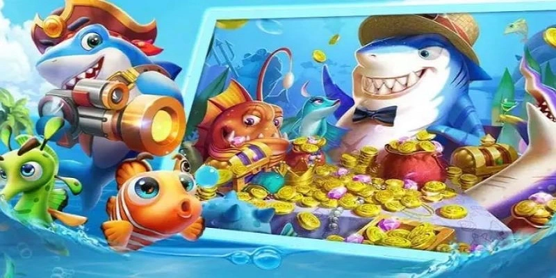 Giao diện bắn cá Debet với hình ảnh 3D sống động, đa dạng sinh vật biển